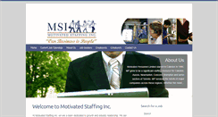 Desktop Screenshot of motivatedstaffing.com