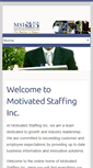 Mobile Screenshot of motivatedstaffing.com